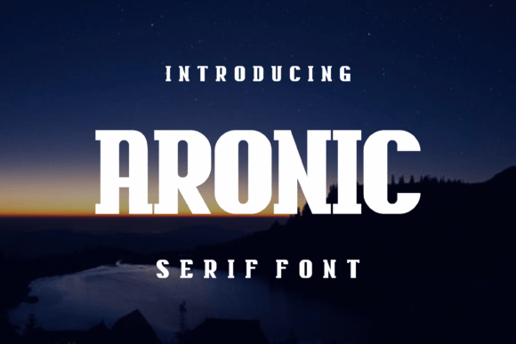 Aronic Font: A Modern Serif for Handmade Labels