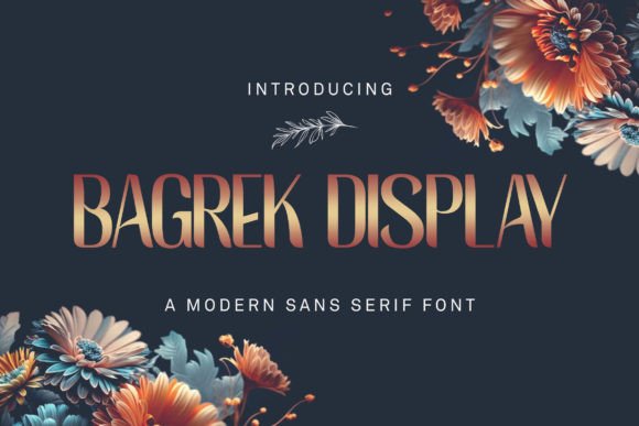 Bagrek Display Font for Modern Web Design