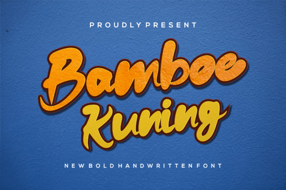 Bamboe Kuning Font: Bold Branding for Small Business