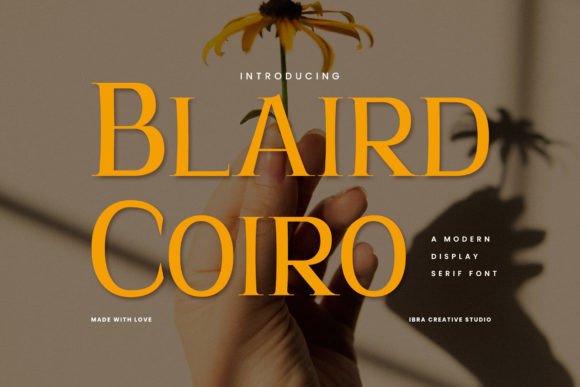 Blaird Coiro Font: Elevating Small Business Branding