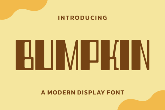 Bumpkin Font: Bold Display Type for Handmade Labels