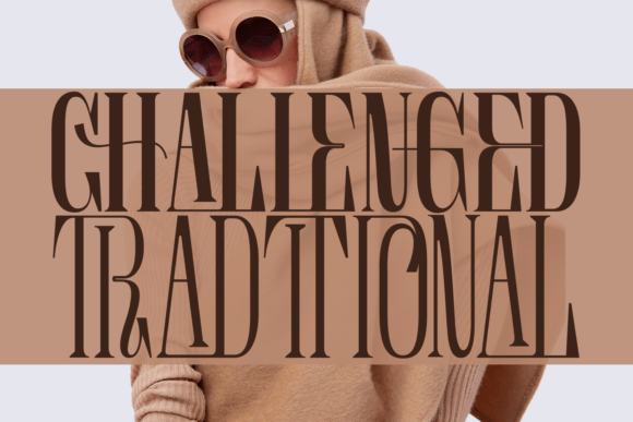 Challenged Traditional Font: A Designer’s Branding Test