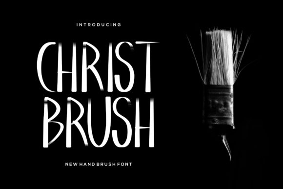 Christbrush Font: A Modern Display Typeface for Web Design