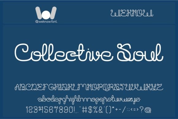 Collective Soul Font for Handmade Products