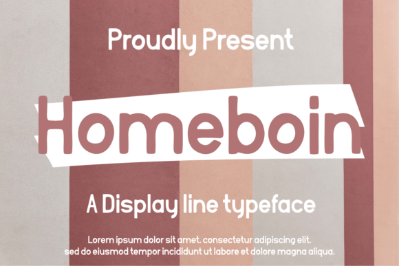 Homeboin Font: Elevating Campaign Visuals
