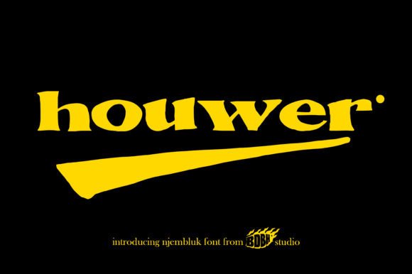 Houwer Font: Bold Editorial Typography