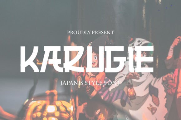 Karugie Font: A Decorative Typeface for Campaigns
