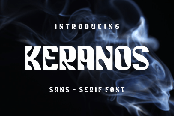 Keranos Font: A Groovy Typeface for Modern Branding