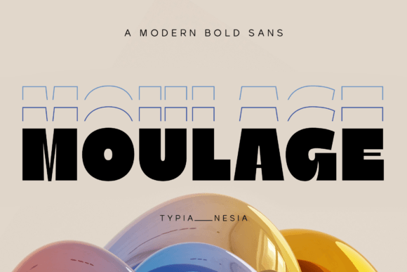 Moulage Font: Bold Sans Serif for Digital Impact