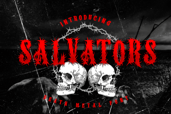 Salvators Font: Bold Blackletter for Digital Campaigns