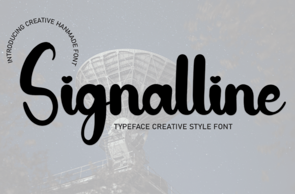 Signalline Font: Sweet Handwritten Type for Web Design