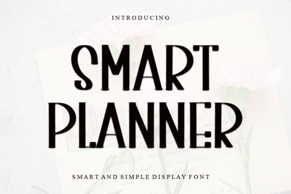Smart Planner Font: Modern Handwritten Display for Crafters