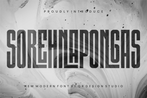 Sorehnapongas Font: Bold Branding for Small Business