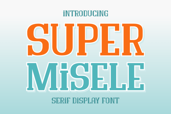Super Misele Font: Elegant Serif for Craft Projects