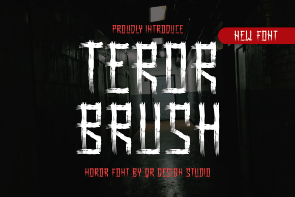 Teror Brush Font: Whimsical Display Type for Makers