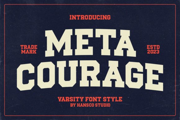 Testing Meta Courage Font for Bold Brand Identity