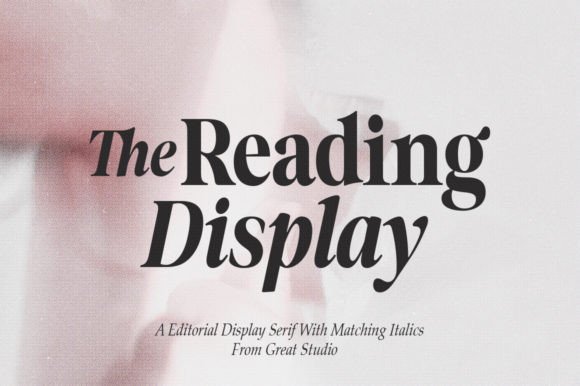 The Reading Display Font for Clear Campaign Visuals